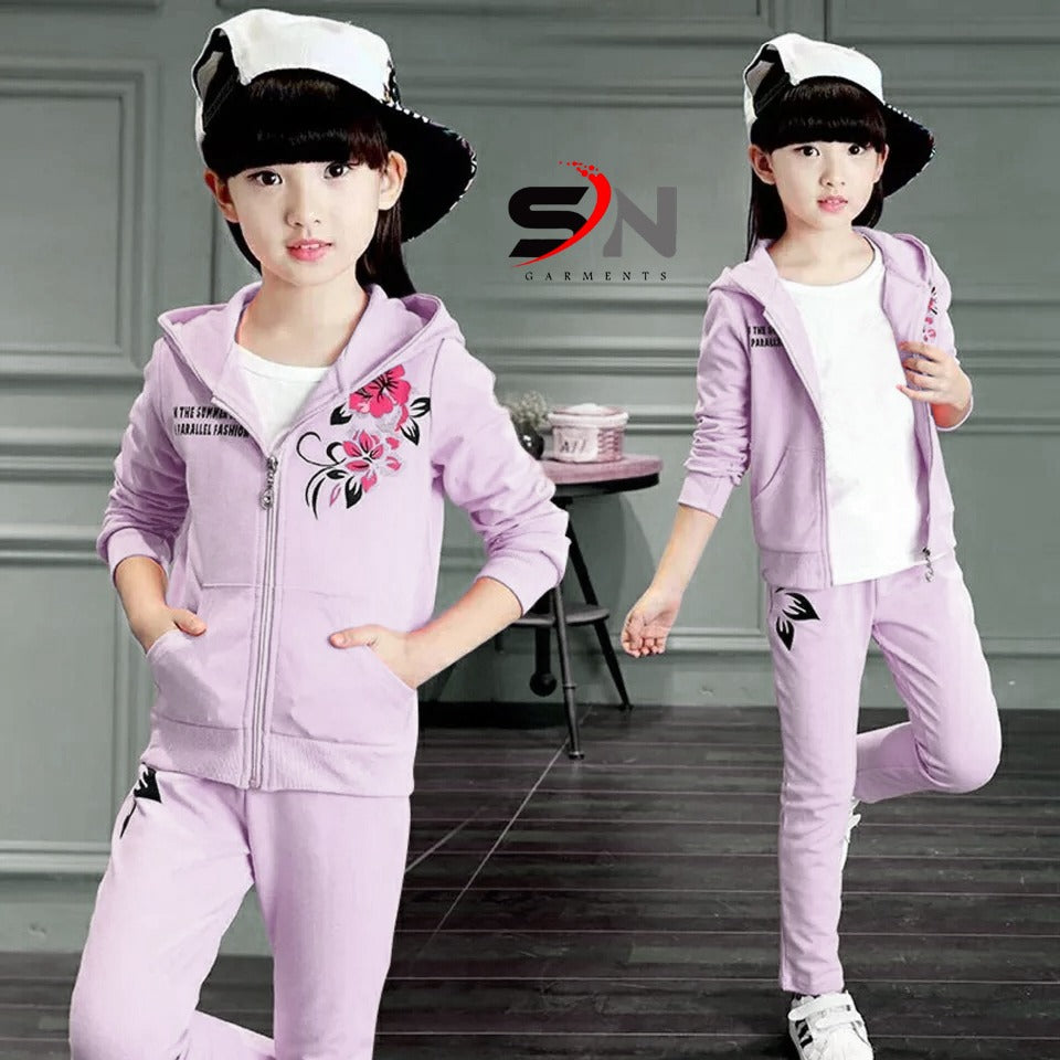 Buy Track Suit For Girls For Winter 12 13 Years Black Online | Craftsvilla