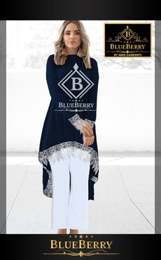 Ladies Suit 2 Piece (Blue)