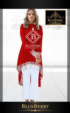 Ladies Suit 2 Piece (Red)