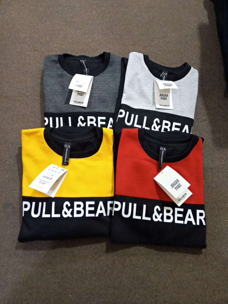 Sweat Shirt (Pull & bear) (Grey) pack of 2