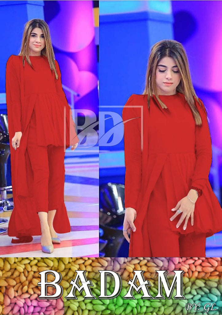 Ladies Suit 2 piece (Red)