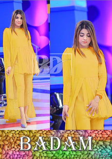 Ladies Suit 2 piece (Yellow)
