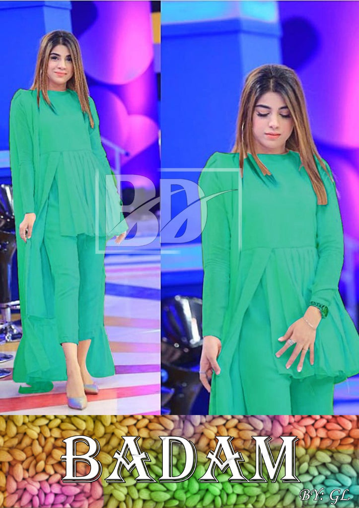 Ladies Suit 2 piece (Sea green)