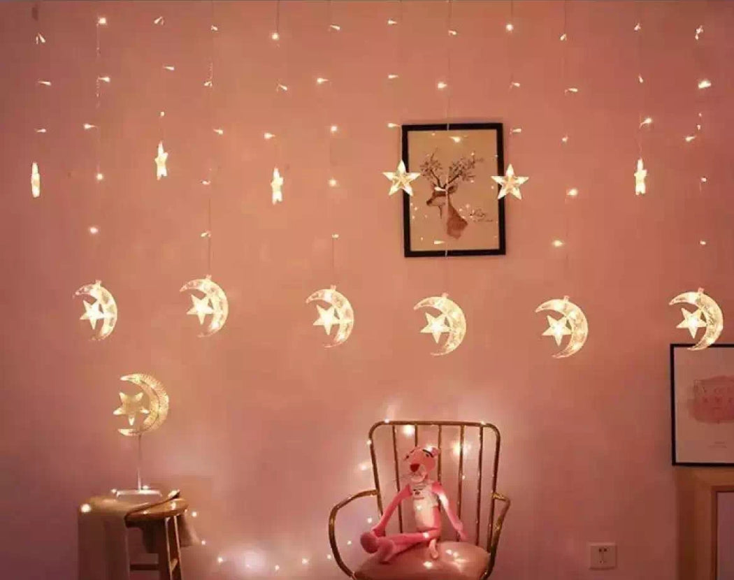 LED Islamic EID Ramadan Festival String LED Light Decoration Star Moon