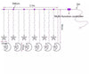 LED Islamic EID Ramadan Festival String LED Light Decoration Star Moon Outdoor String Lights Christmas Home Lamp Random.