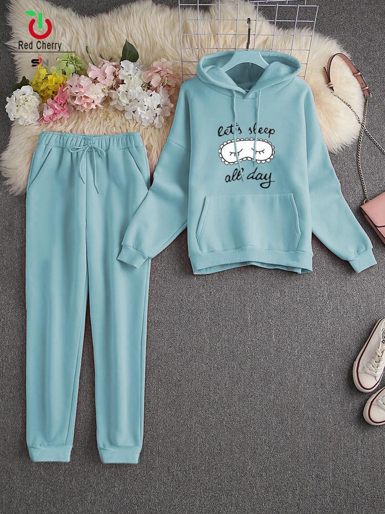 Ladies Track Suit  (RED CHERRY) 003