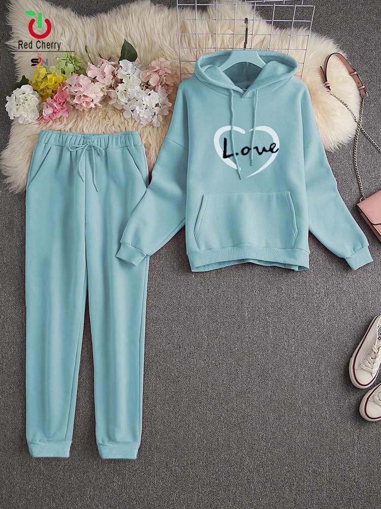 Ladies Track Suit  (RED CHERRY) 002