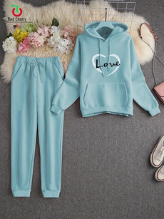 Ladies Track Suit  (RED CHERRY) 002