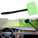 Pack of 2 Car Window Cleaning Windshield  And Car Tissue Sun visor Holder  Leather  Black | 24HOURS.PK