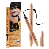 YANQINA 3D Eyeliner Pen Cat Eyes Makeup Black Waterproof Eye Liner Quick Dry Eyelids Drawing Liquid Ink