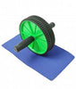 AB Wheel Total Body Exerciser Dual Wheel Design For Increased Stability | 24hours.pk