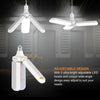 Foldable Light, Fan Blade LED Light Bulb, Super Bright Angle Adjustable Home Ceiling Cool White Lights | Ammad