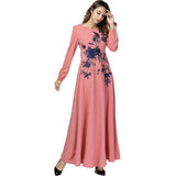 Abaya Bangladesh Muslim Hijab Dress Turkish Jilbab Islam Pink 4623 | 24hours.pk