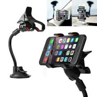 Long Arm Universal Car Mount Soft Tube Holder For Smartphones & GPS | 24hours.pk
