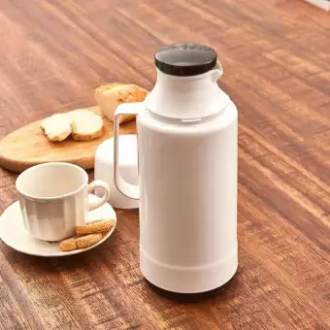 GLT Vacuum Bottle 1Ltr White 980234 | 24HOURS.PK