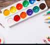 Pack Of 2, Glittery Watercolors With Brush For Kids 3+Ages, MP-301 | 24HOURS.PK