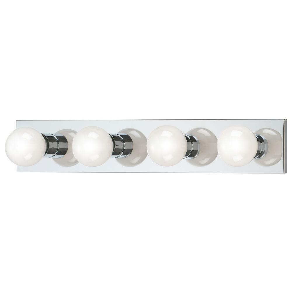 Lighting 4 Light Chrome Wall Light