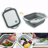 Three in One cutter Board Wash Basin Dish Tub Space Save and Serving Bowl | 24HOURS.PK