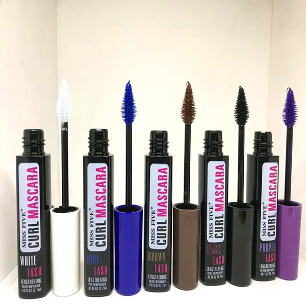 Pack of 24 Pieces Miss Five Curl Color Mascara | 24hours.pk