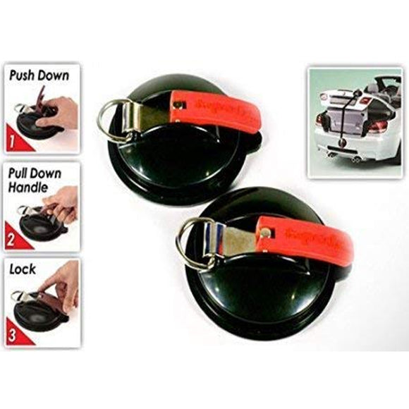 Car Luggage Hold Suction Anchor Plus Securer Pair For Car Securing Item | 24HOURS.PK