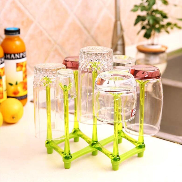 Baby Feeding Bottle Rack Drying Nipple Stand Cup Storage Folding Drainer Dryer | 24hours.pk