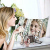 Table Mirorr with Tri Fold Makeup | 24hours.pk