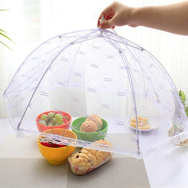 Kitchen Food Umbrella Cover Picnic Barbecue BBQ Party Fly Mosquito Mesh Net | 24HOURS.PK