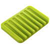 Pack of 2 Multi Color Bathroom Silicone Soap Dish Storage Holder Soapbox Plate Tray Drain | 24HOURS.PK