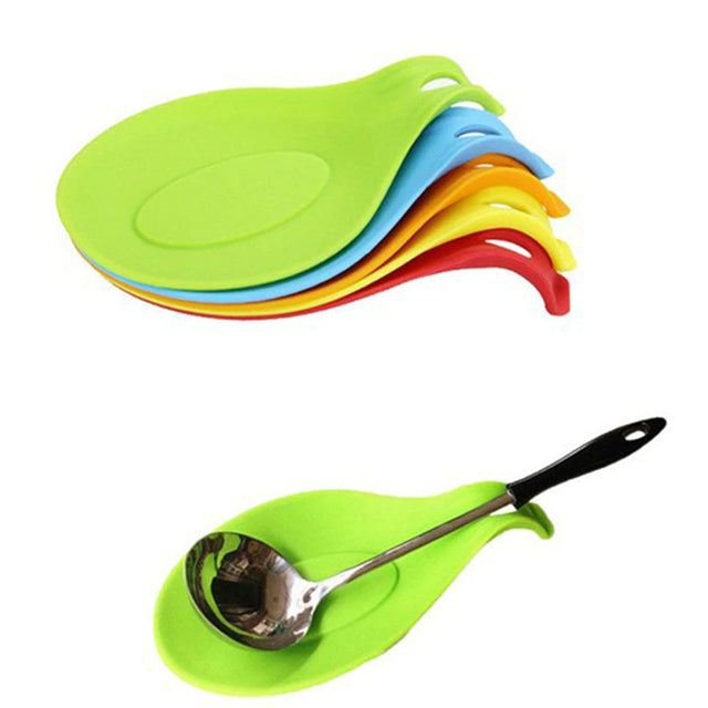 Silicone Insulating Mat for Spoon, Heat Resistant Drink Mat, Glass Stand, Spoon Stand, Pot Holder, Kitchen Accessory | 24HOURS.PK