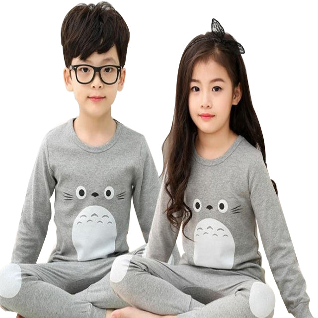 Children Set Boy's Clothing Girl's Cotton Warm Big Boy Boy Baby Cotton Pajamas | 24HOURS.PK