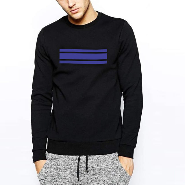 High Quality Crew Round Neck Printed Sweatshirt Black Unisex | 24HOURS.PK