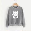 SweatShirt Printable Cat For Women | 24HOURS.PK
