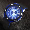 Simple Design Watch For Mens Black and Blue | 24HOURS.PK