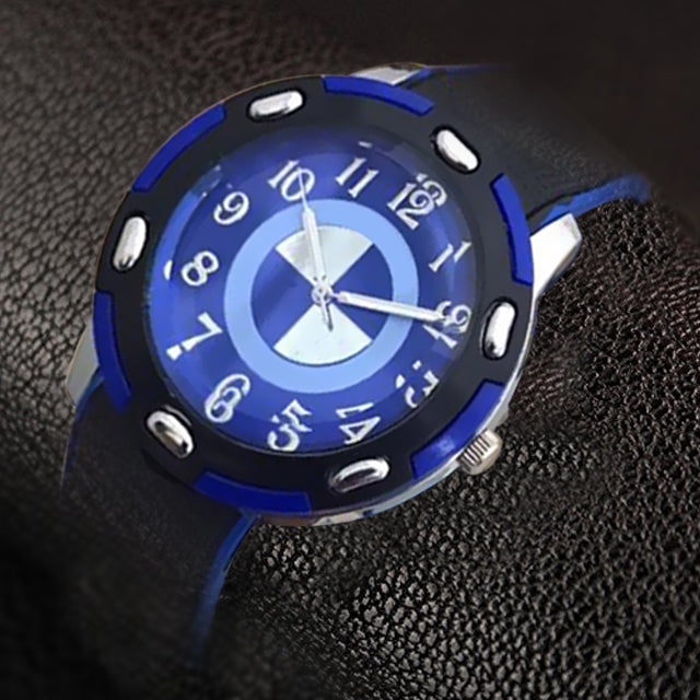 Simple Design Watch For Mens Black and Blue | 24HOURS.PK