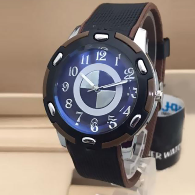 Simple Design Watch For Mens Black and Brown | 24HOURS.PK