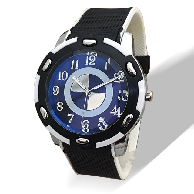 Simple Design Watch For Mens Black and White | 24HOURS.PK