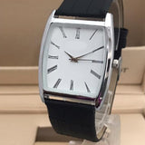 Latest Design Watch For Mens Silver White Dial with black belt | 24HOURS.PK