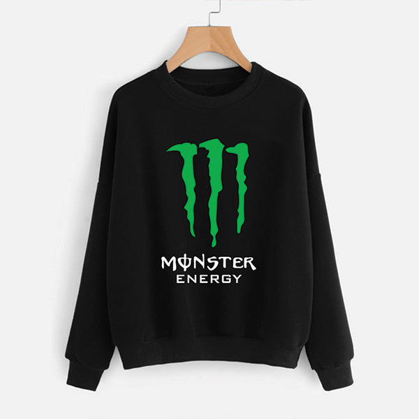 Monster Energy Printed Sweatshirt For Unisex Black | 24HOURS.PK