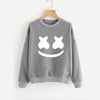 Marshmallow Printed Sweatshirt for Unisex - Grey | 24HOURS.PK