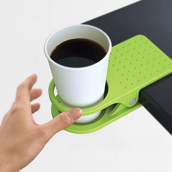 Pack Of 2 Clip On Table Cup Holder