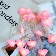 Pink Hearts Fairy Light 20 Hearts in String 3 Meters | 24HOURS.PK