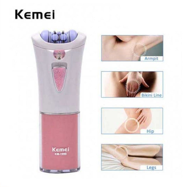 KEMEI KM-1999 Women Epilator Electric Shaver Razor Hair Trimmer Female | 24HOURS.PK