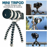 OT Mini Tripod with Flexible Octopus Legs & Adjustable Phone Mount Adopter | 24HOURS.PK