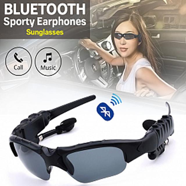 Pack of 2 Spark S530 Mini Bluetooth Headset With Mic, Black & Sunglasses Bluetooth Wireless Headsets | 24HOURS.PK