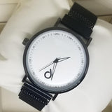 Magnet Chain Scale Style Watch For Womens Black | 24hours.pk