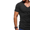 Pack of 4 V-Neck Zip Half Sleeve T Shirt | 24hours.pk
