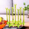 Baby Feeding Bottle Rack Drying Nipple Stand Cup Storage Folding Drainer Dryer | 24hours.pk
