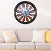 Vintage Design Wooden Wall Clock | 24HOURS.PK