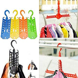 Magic Foldable Cloth Rack Hanger Closet Storage Organizer Random Color | 24HOURS.PK