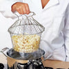Foldable Steam Rinse Strain Fry Chef Basket Magic Basket Mesh Basket | 24HOURS.PK